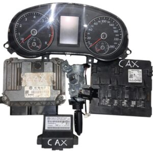 VW JETTA 6 1.4 CAX LOCKSET WITH SUNROOF