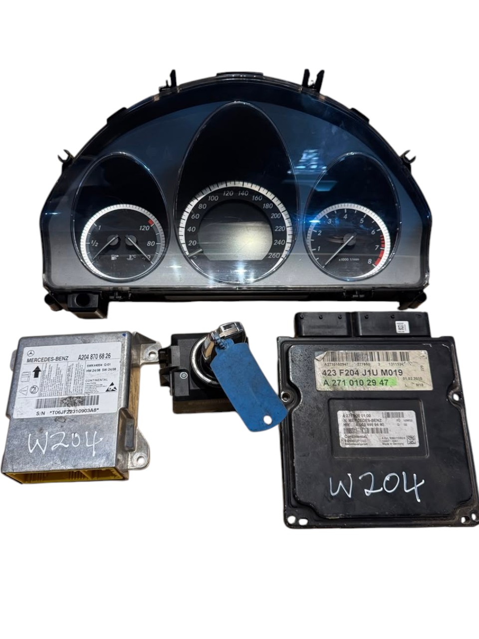 Mercedes Benz W204 Lock set